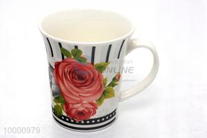 Fashionable <em>Ceramic</em> <em>Cup</em> with flower pattern