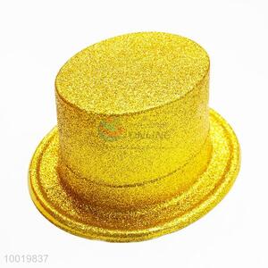 Wholesale Fashion Yellow Party Top Hat Glitter