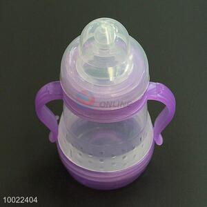 180ml Wholesale Purple Feeding-bottle, Silicone Nipple PP Bottle Material