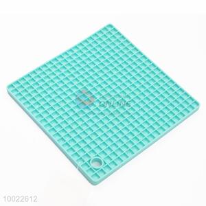 Wholesale Blue Square Silicone Placemat/Table Mat