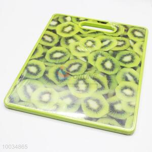 37*23CM hot sale rectangle plastic green cutting <em>board</em>