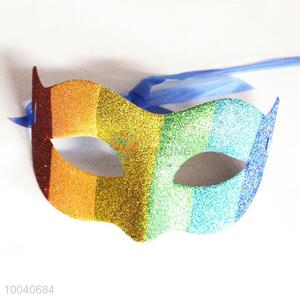 Newest multicolor striped halloween party mask