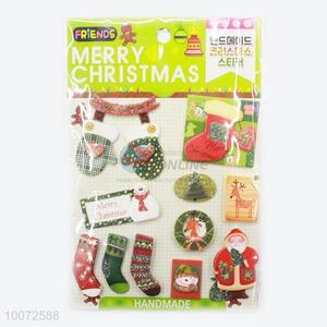 Wholesale Full Color Cute Christmas Sticker