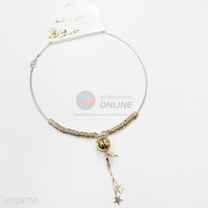 Top quality gold star charm necklace