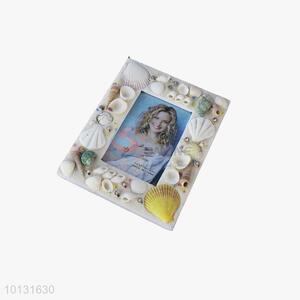 Funny shell sticked photo frame