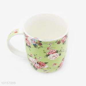 High Quality Floral Whiteware Customized <em>Ceramic</em> <em>Cup</em>