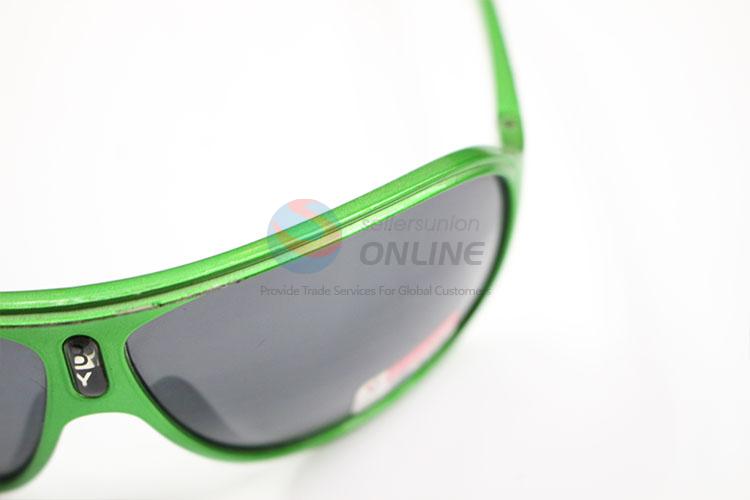 Modern Style Green Frame Sunglasses For Children