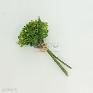 Wholesale Nice 5 Branches Artificial Green Plant for Sale