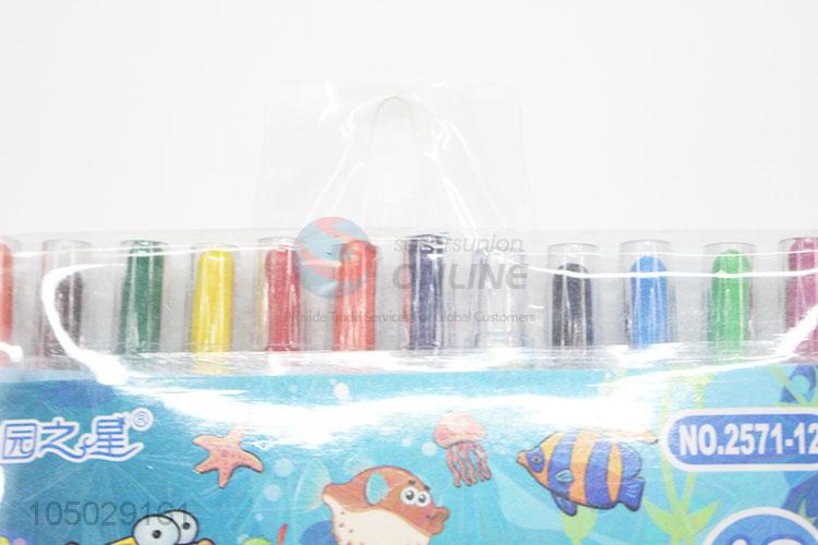 Fashionable 12 Colors Oil Pastels Crayons for Kids