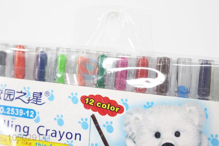 Utility and Durable Cartoon 12 Colors Crayon for Sale