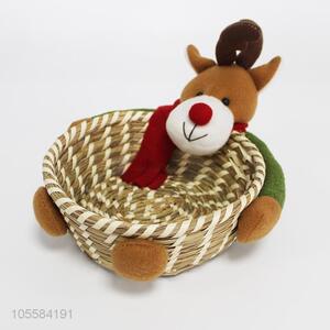 Cute Animal Head Handmade Storage Basket