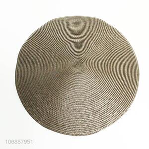 Contracted Design Plastic PP  Woven Round Household Placemat