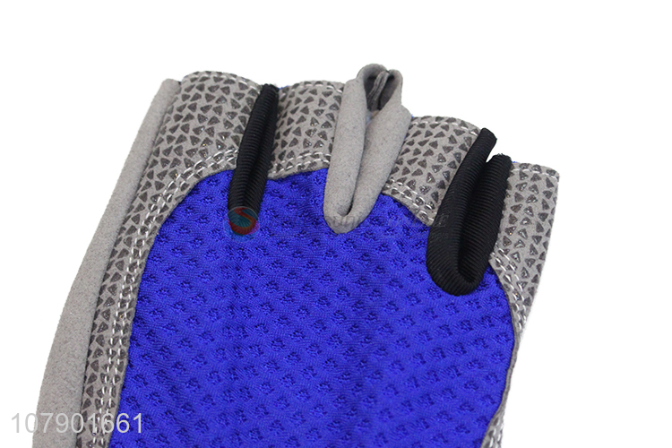 Wholesale professional anti-slip half finger sport gloves riding cycling gloves