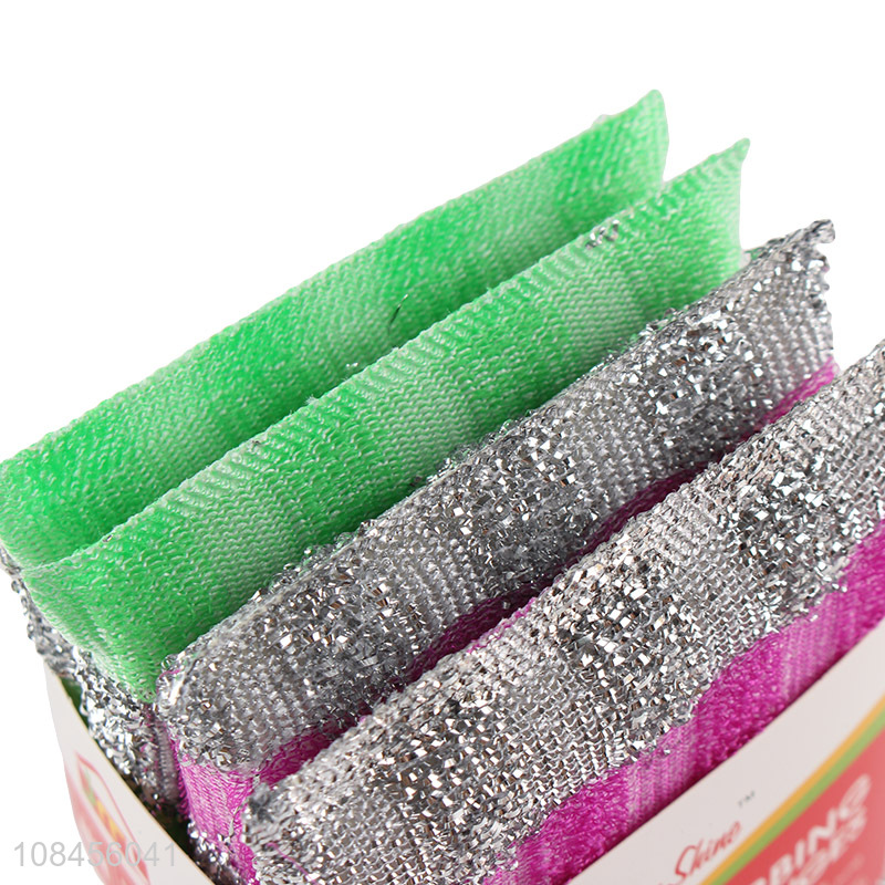 Good selling household scouring pads scrubbing sponges wholesale