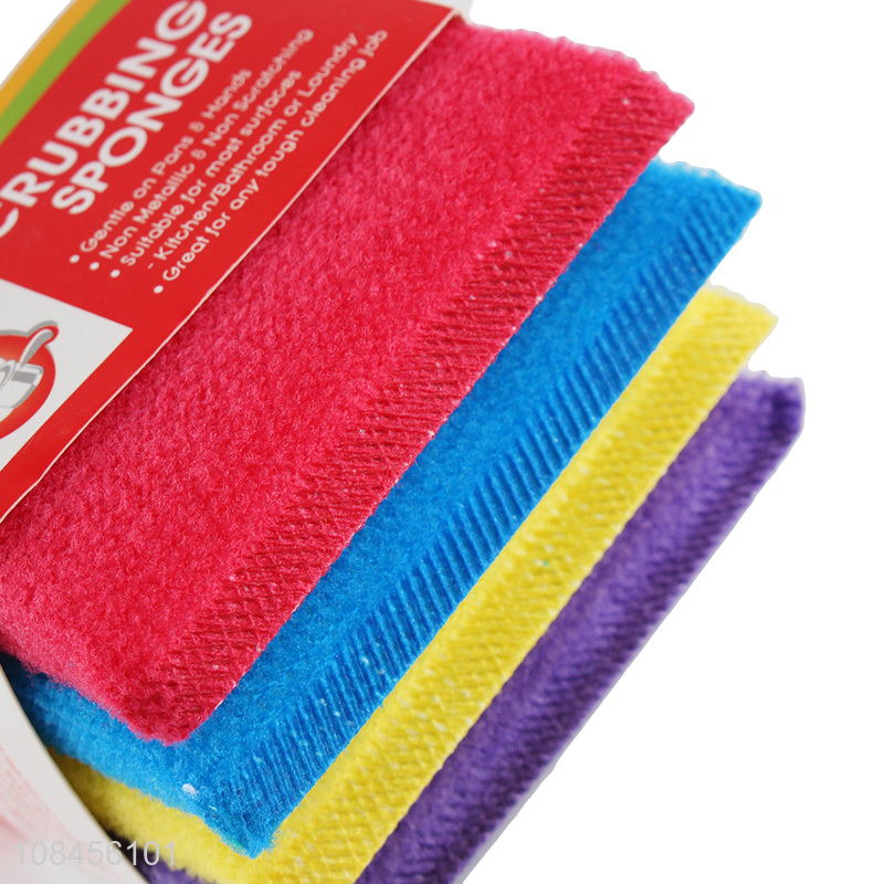 Online wholesale kitchen cleaning tools scrubbing sponge scouring pads