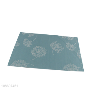 Factory wholesale pvc heat-resistant table decoration place mat