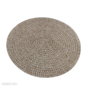Hot products round non-slip pvc table mat place mat for home restaurant