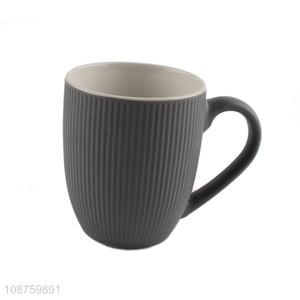 Yiwu factory <em>ceramic</em> water <em>cup</em> water mug with handle