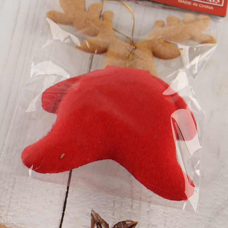 Hot products elk shaped christmas hanging ornaments for sale
