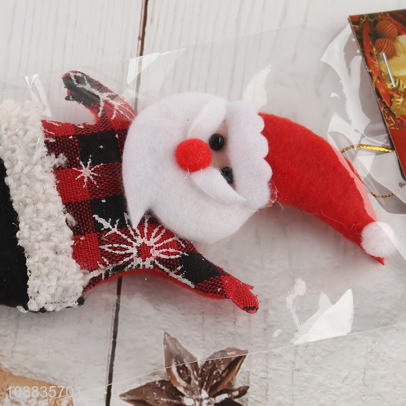 Low price santa claus decorative christmas hanging ornaments