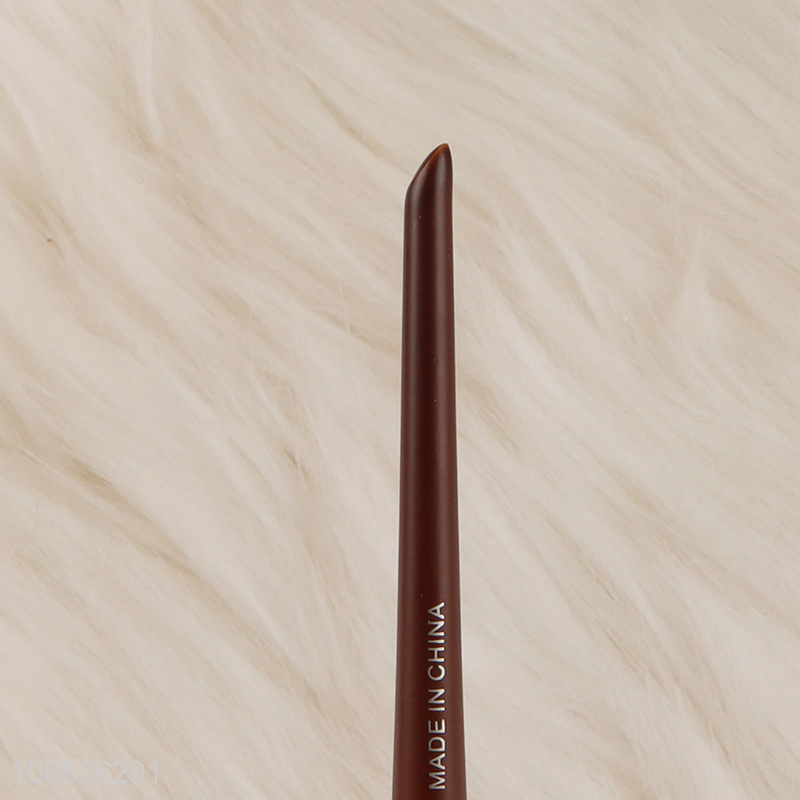 Hot selling nylon bristle eyeshadow brush with wooden handle