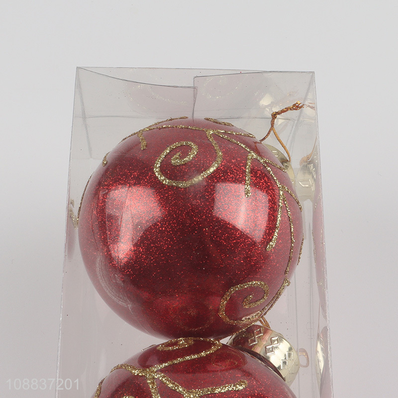 Hot selling 3pcs Christmas balls Christmas ornaments Xmas tree decor