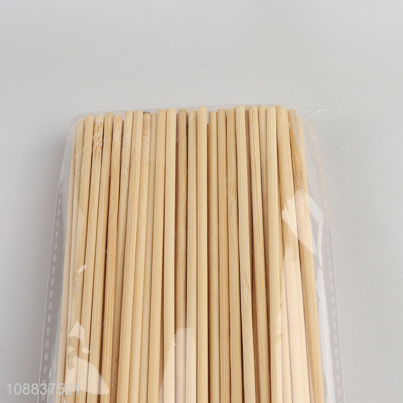 Factory price 100pcs bamboo skewers sticks for fruits appetizers