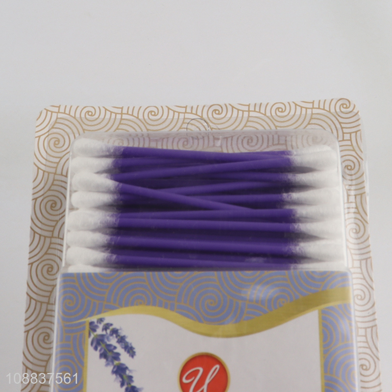 Good quality 300 count plastic stick cotton swabs for cleaning