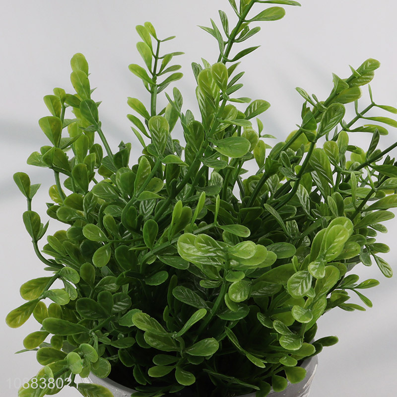 Wholesale artificial potted plant fake greenery for living room decor