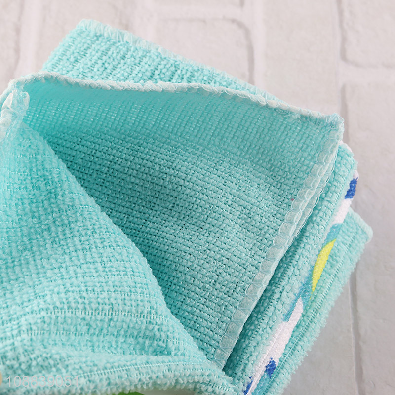 Best sale 4pcs household microfiber tea towel cleaning cloth