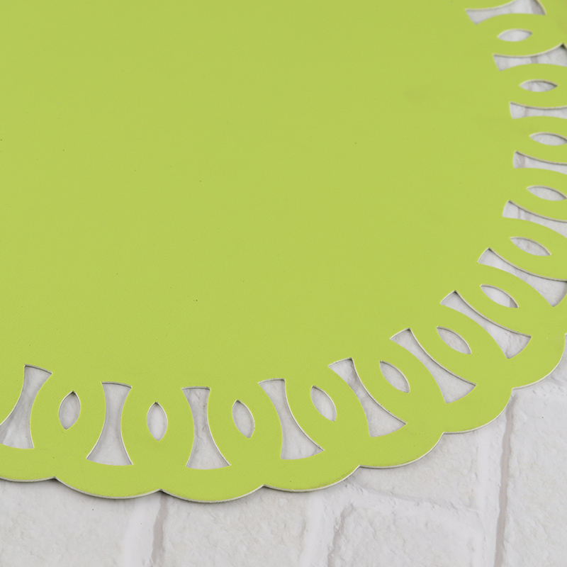 Factory price green tabletop decoration place mat for sale