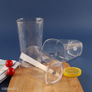 Hot Selling Clear Acrylic Drinking Cup Plastic Water Tumbler