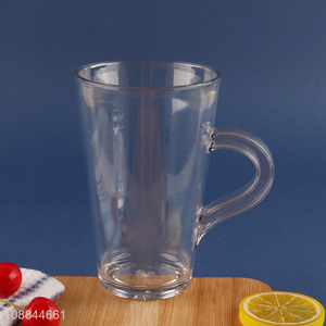 Popular Product Acrylic Beer Glasses Drinking Cup with Handle