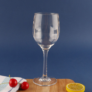 Yiwu Market Acrylic Wine Glasses Stemmed Plastic Wine Cup