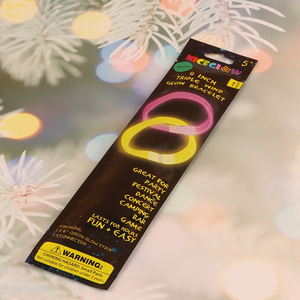 Online wholesale 8inch triple wind glow bracelet for party