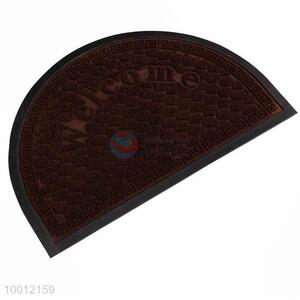 Shop entrance semi-circle door mat