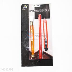 3pcs Hardware Tools Set of Glass Knife，Carpenter <em>Pencil</em> and Small Art Knife