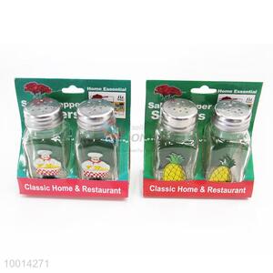 Wholesale 2Pieces Pineapple/Cook Classic Home&Restaurant Condiment Bottle