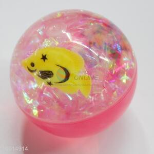 65mm two face toy ball with fish inside