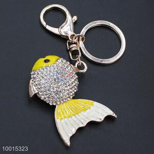 Good quality rhinestone goldfish <em>key</em> ring