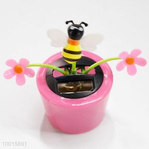 China Manufacturer Car Decoration Toy Swaying Flowers Solar Swing