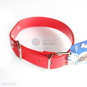 Wholesale Hot Product Red PU <em>Dog</em> Collar/<em>Dog</em> Leashes