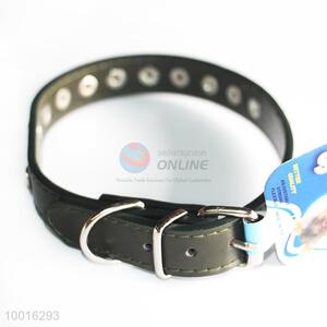 Wholesale Hot Selling Black PU <em>Dog</em> Collar/<em>Dog</em> Leashes