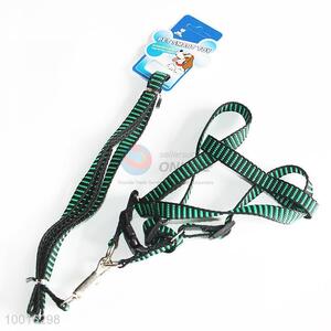 Wholesale High Quality Green Streak Pattern Harness <em>Dog</em> Leashes