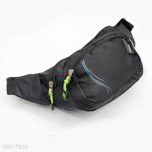 Black outdoor men waist bag