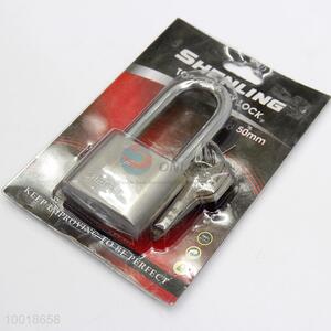 Promotion silver padlock with keys