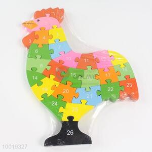 Eco-friendly Wood Cock <em>Puzzle</em> Educational Toys