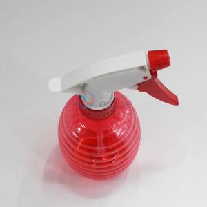 Plastic red 300ml sprayed bottle