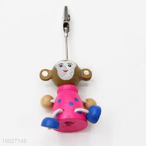 Cartoon 3D monkey shaped <em>wooden</em> name card holders