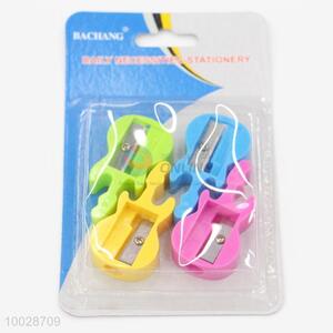 4 pieces guitar shaped pencil sharpener